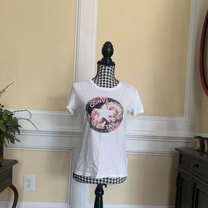 Classic white converse t-shirt